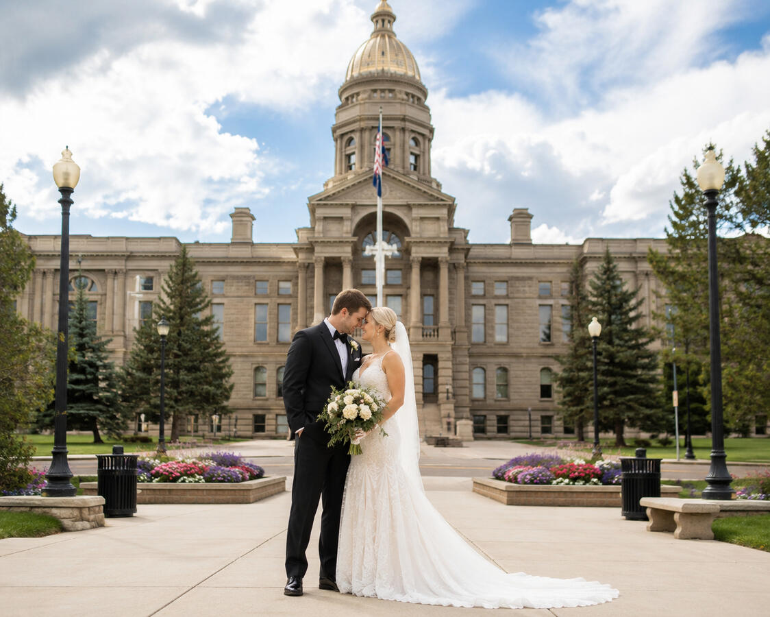Outdoor Wyoming Wedding