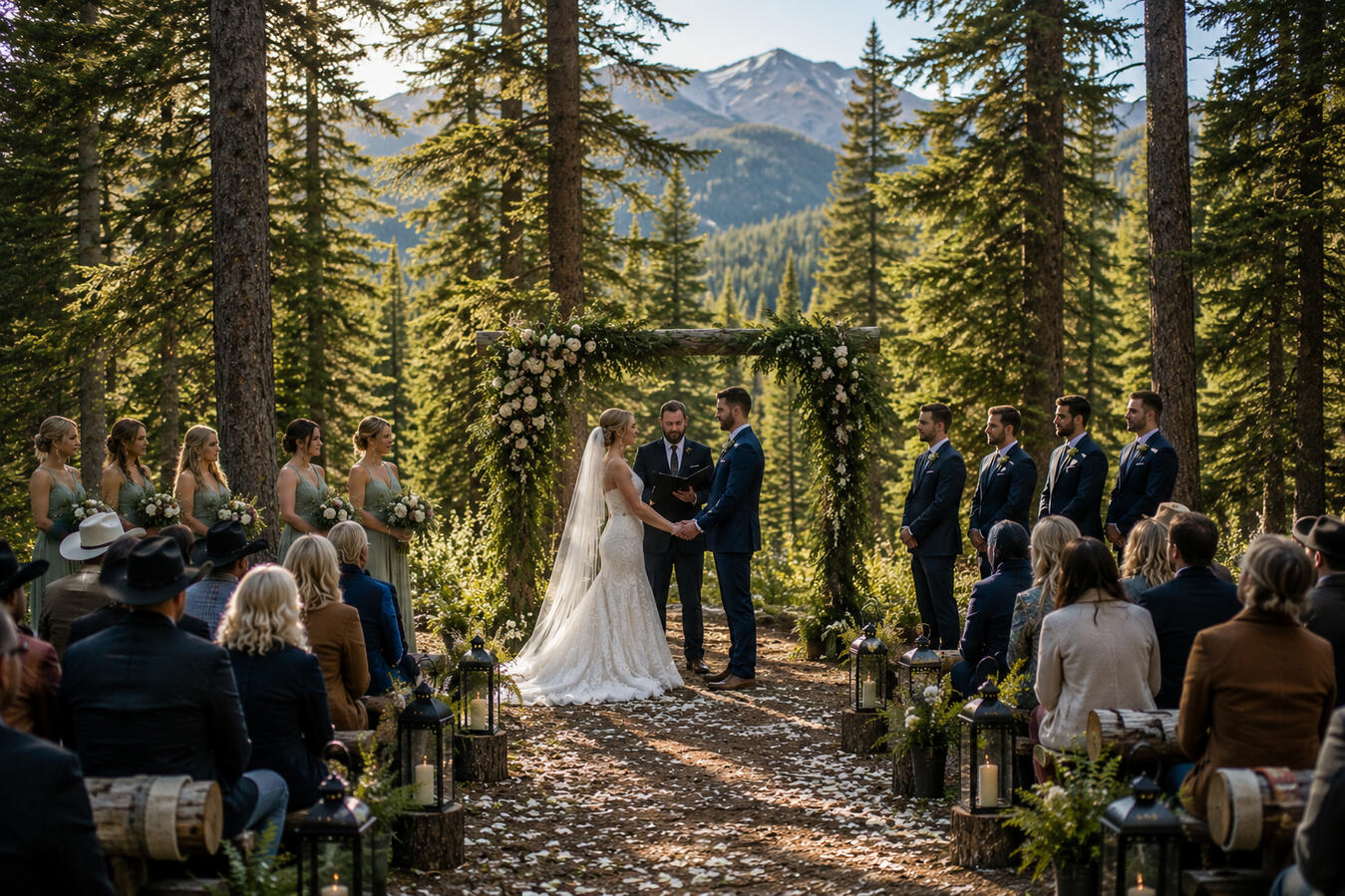Outdoor Wyoming Wedding