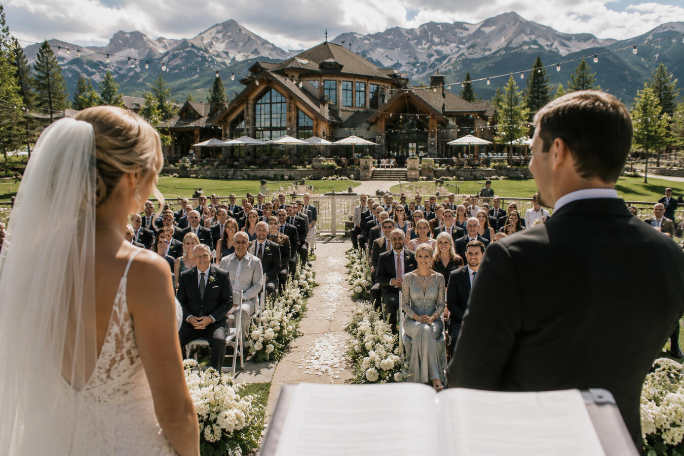 Elegant Wyoming Wedding